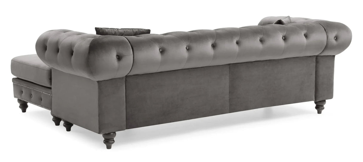 Nola - Luxurious Design Sofa Chaise - Furniture Home Direct