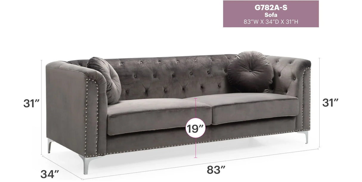 Elegant Contemporary Sofa - Furniture Home Direct