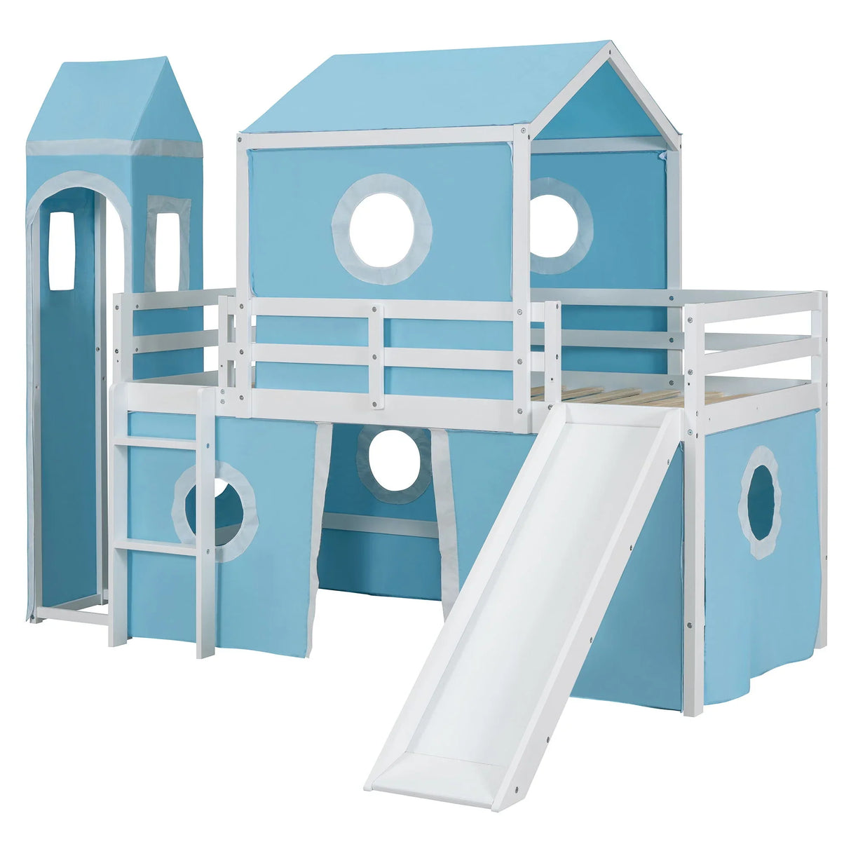 Loft Bed & Slide Tent And Tower - Furniture Home Direct
