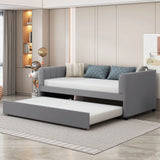 Upholstered Daybed With Ergonomic Design Backrest - Furniture Home Direct