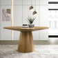Jasper - Wide Contemporary Round Dining Table - Furniture Home Direct