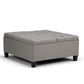 Harrison - Upholstered Coffee Table Storage Ottoman - Furniture Home Direct