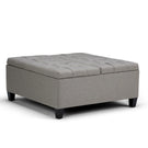Harrison - Upholstered Coffee Table Storage Ottoman - Furniture Home Direct