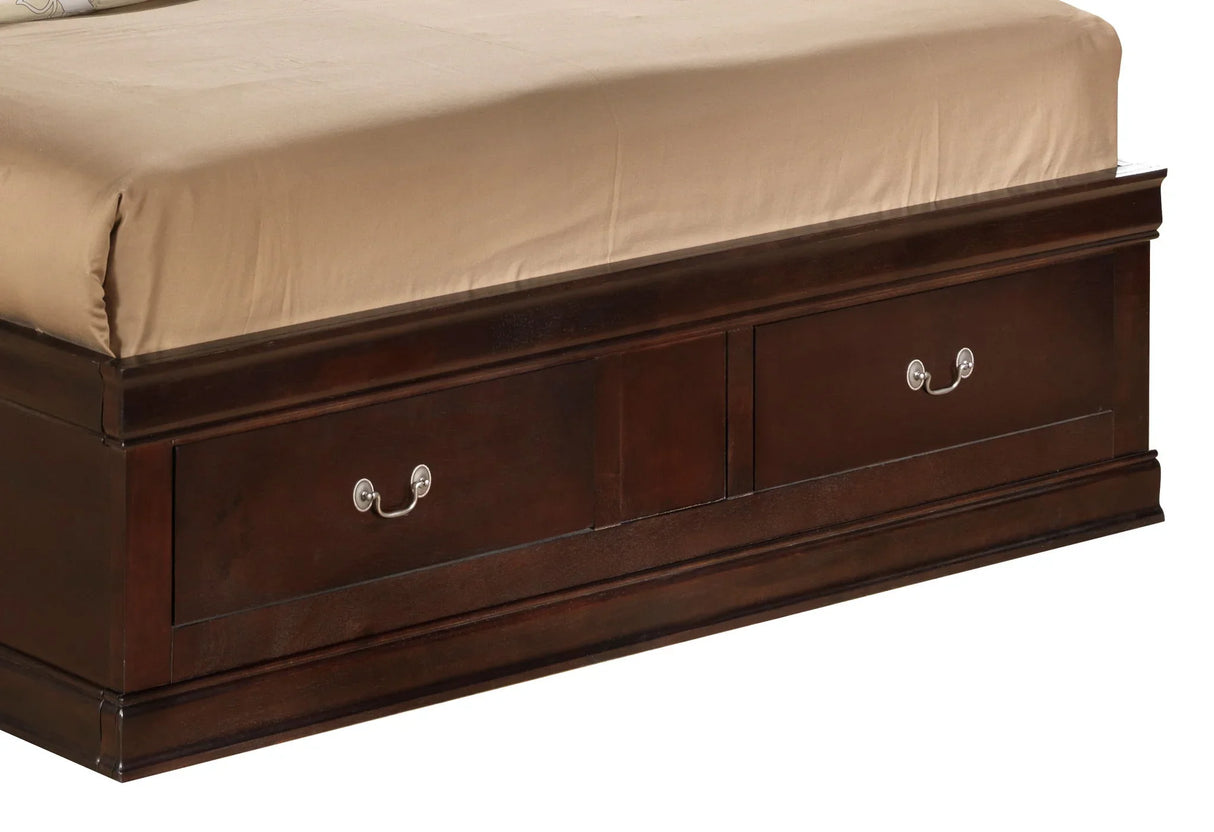 Louis Phillipe - Bookcase Storage Bed - Furniture Home Direct