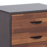 Eloy - Accent Table - Walnut / Espresso - Furniture Home Direct