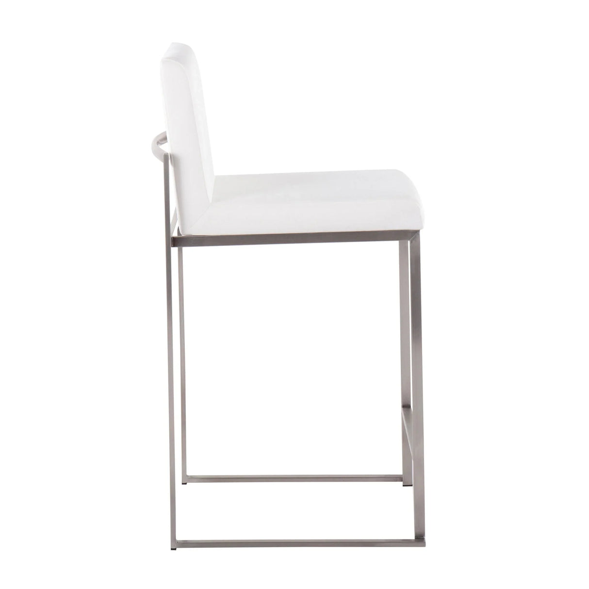 Fuji - Contemporary High Back Counter Stool, Functional Design - Furniture Home Direct