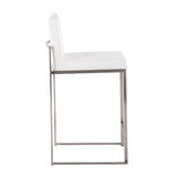 Fuji - Contemporary High Back Counter Stool, Functional Design - Furniture Home Direct