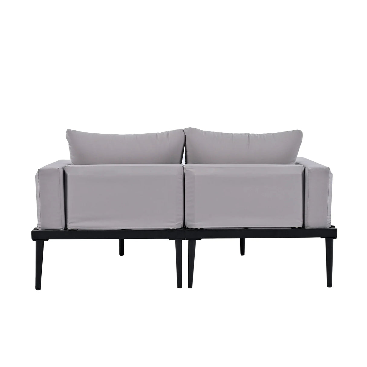 Outdoor Sectional Sofa With Chaise All Weather Gray - Furniture Home Direct