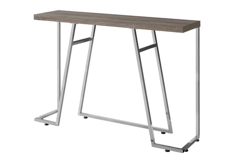 Accent Console Table For Entryway, Durable Construction - Taupe - Furniture Home Direct