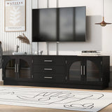 Modern Minimalist TV Stand, Entertainment Center Media Console Cabinet With Adjustable Shelves For Living Room - Furniture Home Direct