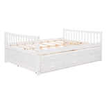 Twin Size Daybed With Trundle And Drawers - Furniture Home Direct