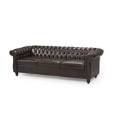 3 Seater Sofa -Brown - Furniture Home Direct