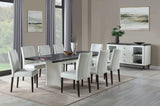 Carene - Dining Table (With Leaf) - Brown / White - Furniture Home Direct
