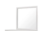 Queen Bedroom Set Transitional Style Rubber Wood White - Furniture Home Direct