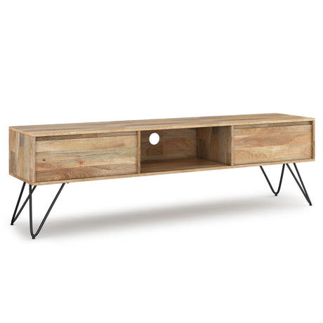 Hunter - Handcrafted TV Media Stand - Natural - Furniture Home Direct
