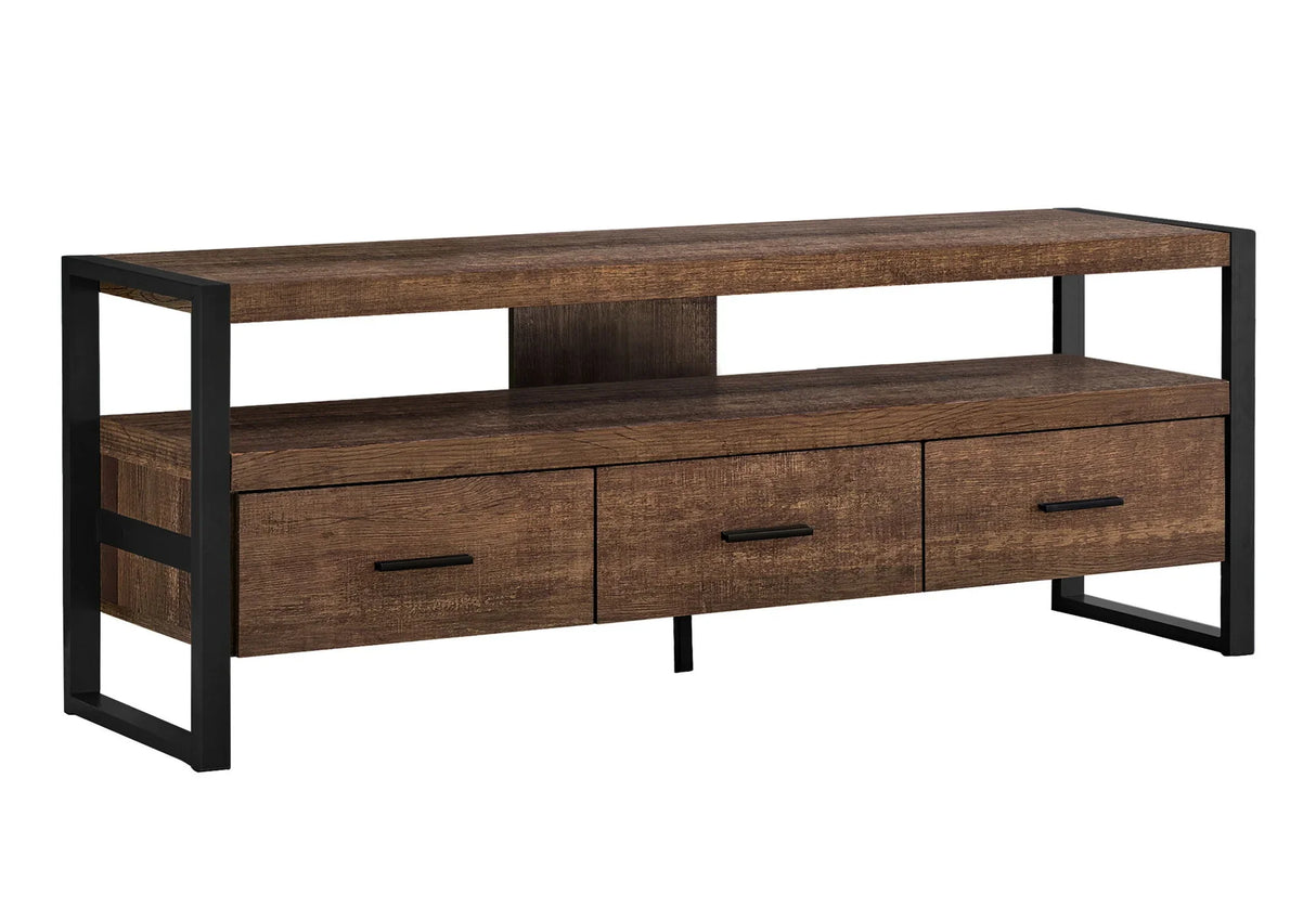 TV Stand, Console, Media Entertainment Center, Storage Drawers, Modern - Furniture Home Direct