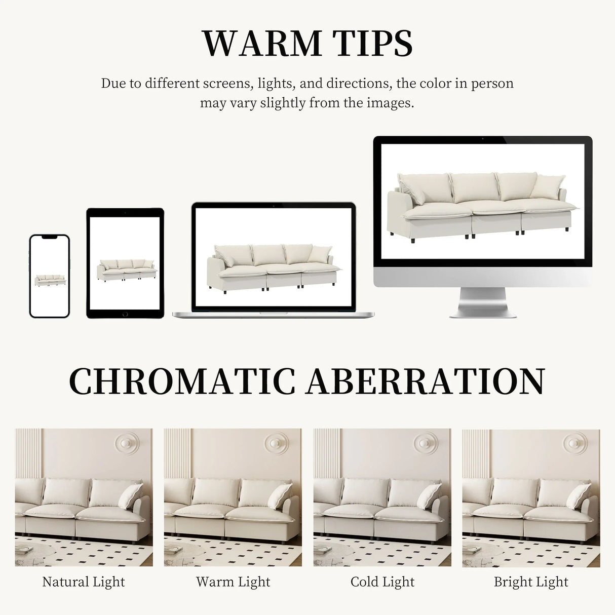 3 Seat Sofa Module For Modular Sectional Wide Seat Cloud Couch With Throw Pillows Upholstered - Furniture Home Direct