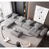 Modern Oversized Diy Combination Modular Sectional Sofa With Pillows - Furniture Home Direct