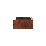 Floating Circle Bedside Table - Chestnut - Furniture Home Direct