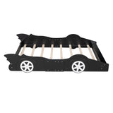Race Car Shaped Platform Bed & Wheels - Furniture Home Direct
