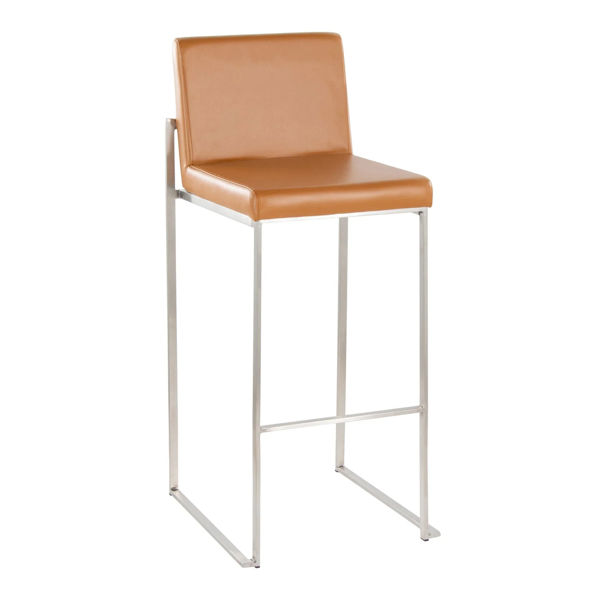 Fuji - Contemporary And Modern Elegance High Back Barstool - Furniture Home Direct