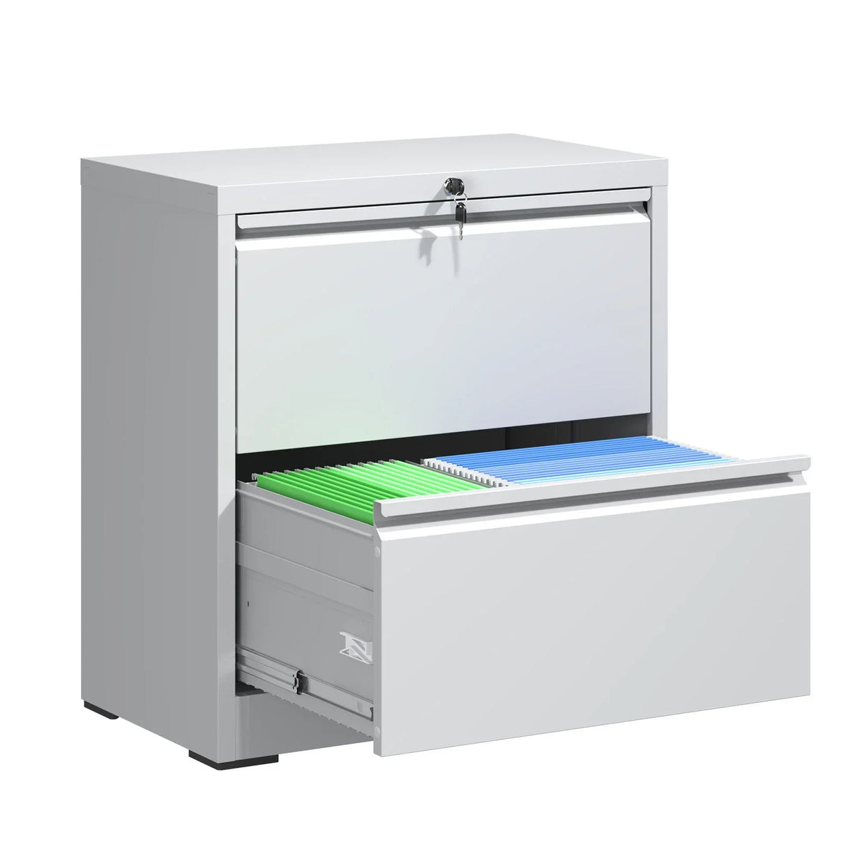 Premium Drawer Metal Lateral File Cabinet With Lock - Furniture Home Direct