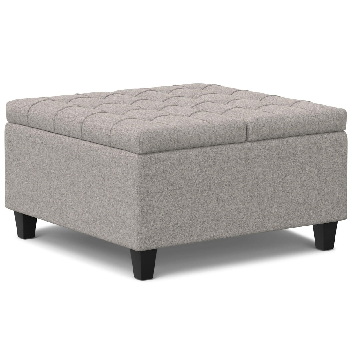 Harrison - Upholstered Coffee Table Storage Ottoman - Furniture Home Direct