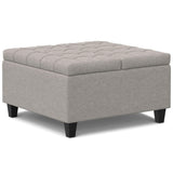 Harrison - Upholstered Coffee Table Storage Ottoman - Furniture Home Direct