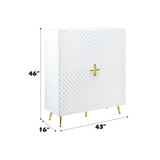 Gaines - High Gloss Accent Cabinet - Furniture Home Direct