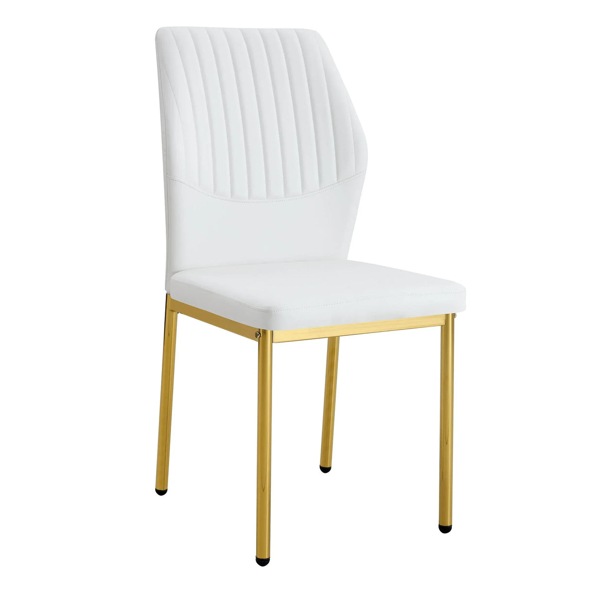 Luxury Simple Chair With Metal Gold Leg - Furniture Home Direct