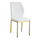 Luxury Simple Chair With Metal Gold Leg - Furniture Home Direct