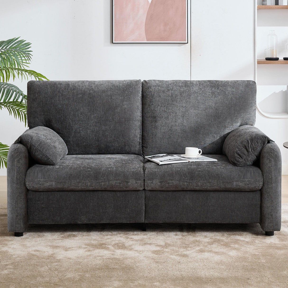 Modern Minimalist Down Filled Sofa - Furniture Home Direct