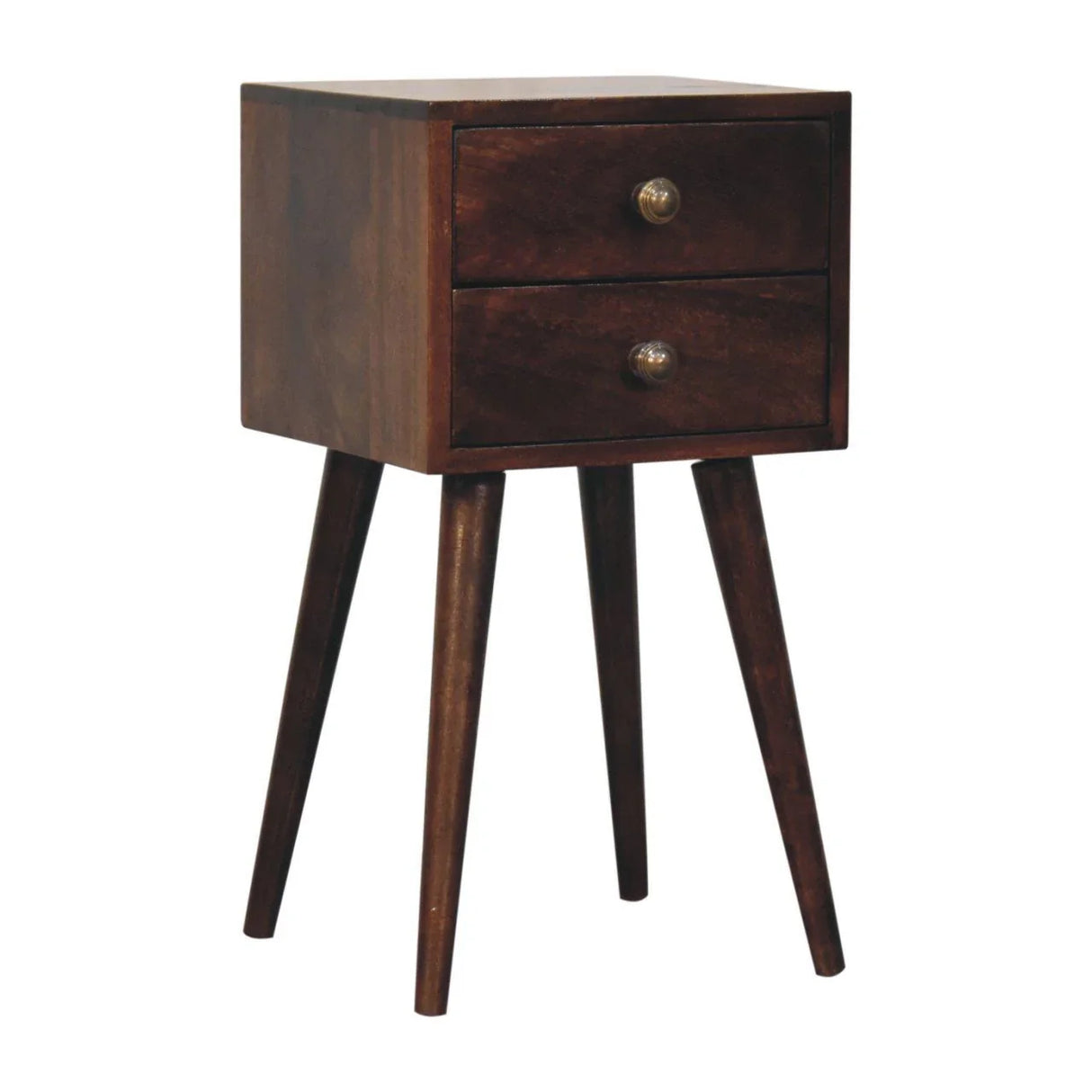 Solid Wood Mini Nightstand - Furniture Home Direct