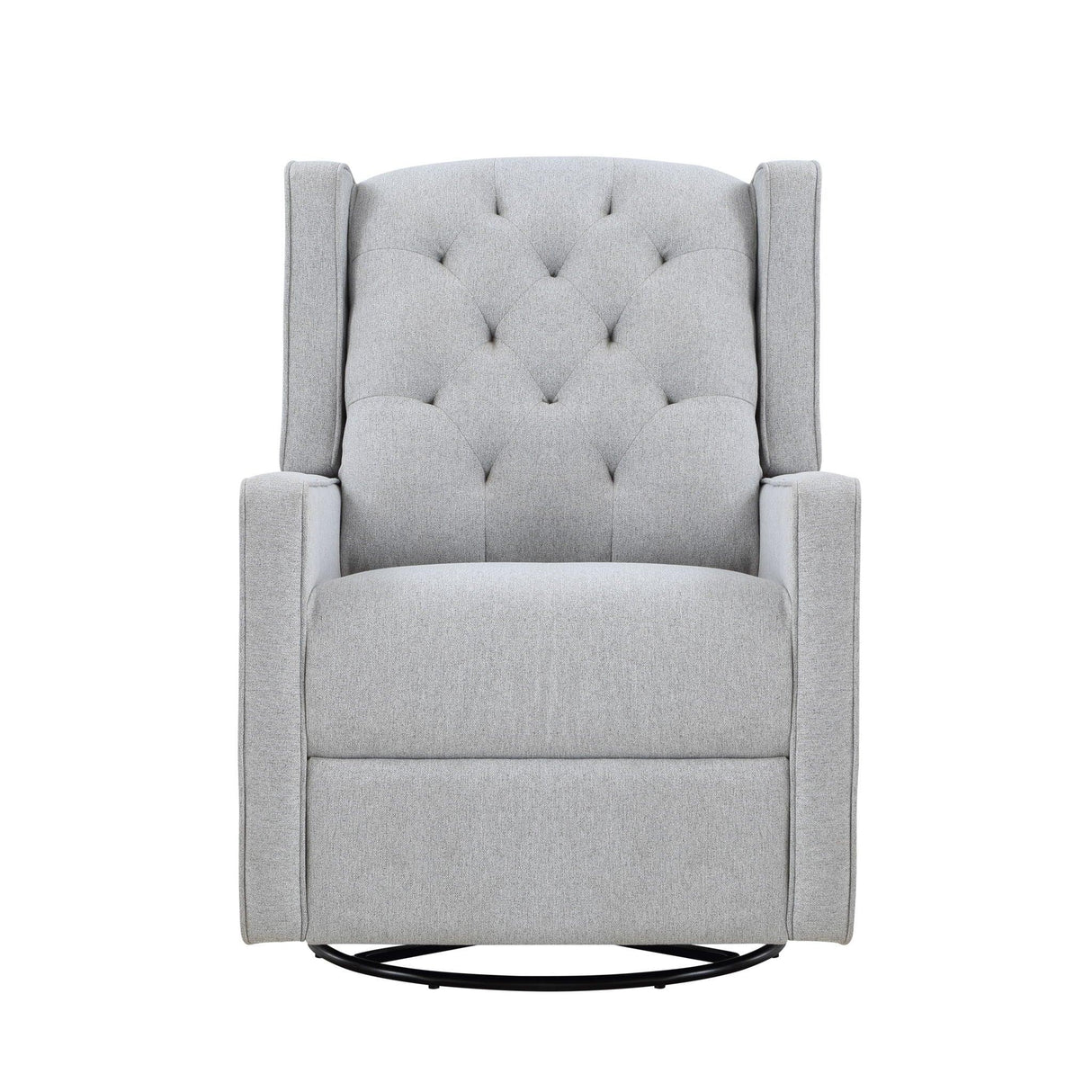 Milah - Gliding Swivel Recliner Tufted - Furniture Home Direct