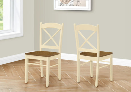 Dining Chair, Side, Dining Room, Transitional (Set of 2) - Furniture Home Direct