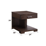 Niamey - End Table - Walnut - Furniture Home Direct