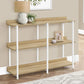 Accent Console Table For Entryway, 3 Tier Design - Furniture Home Direct