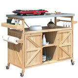 K&K Outdoor Kitchen Island & Storage Cabinet - Furniture Home Direct