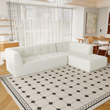 Modular Combination Living Room Sofa Set, Modern Minimalist Sofa, Living Room Upholstered Sofa Bed, Bedroom, 2 Pieces Computer Free Combination, L - Shaped - Furniture Home Direct