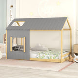 House Bed With Roof And Window - Furniture Home Direct