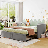 Twin Size Upholstered Daybed With Pop Up Trundle - Furniture Home Direct