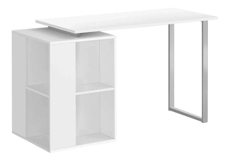 Computer Desk, Home Office, Left, Right Set-Up, Storage Shelves, Work, Laptop, Contemporary, Modern - Furniture Home Direct