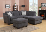 Siena - Ottoman - Gray - Furniture Home Direct