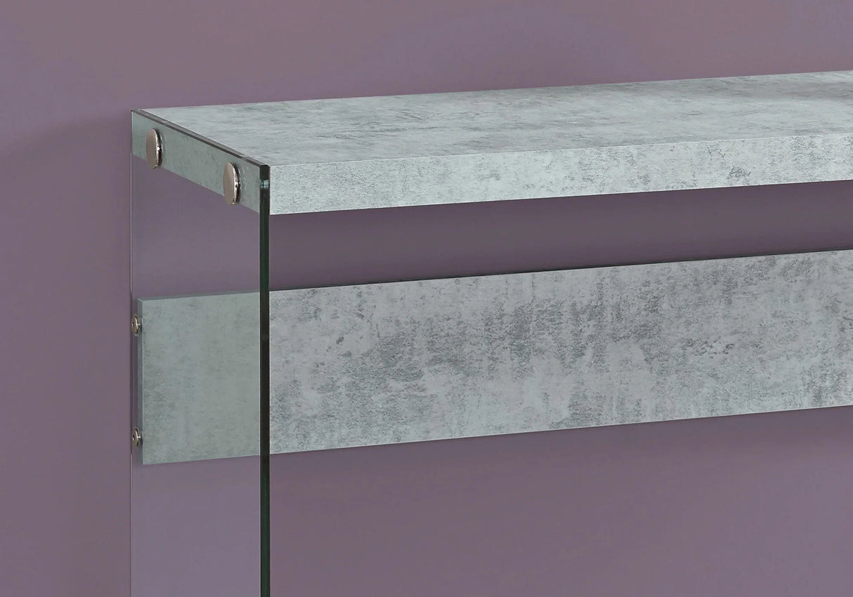 Accent Console Table For Entryway, Glossy Spacious Surface - Furniture Home Direct