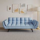 Sofa Soft Two Armrests Throw Pillow Pillow Comfortable Fit Apartment Bedroom Small Space - Furniture Home Direct