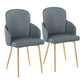 Dahlia - Contemporary Dining Chair (Set of 2) - Furniture Home Direct