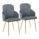 Dahlia - Contemporary Dining Chair (Set of 2) - Furniture Home Direct