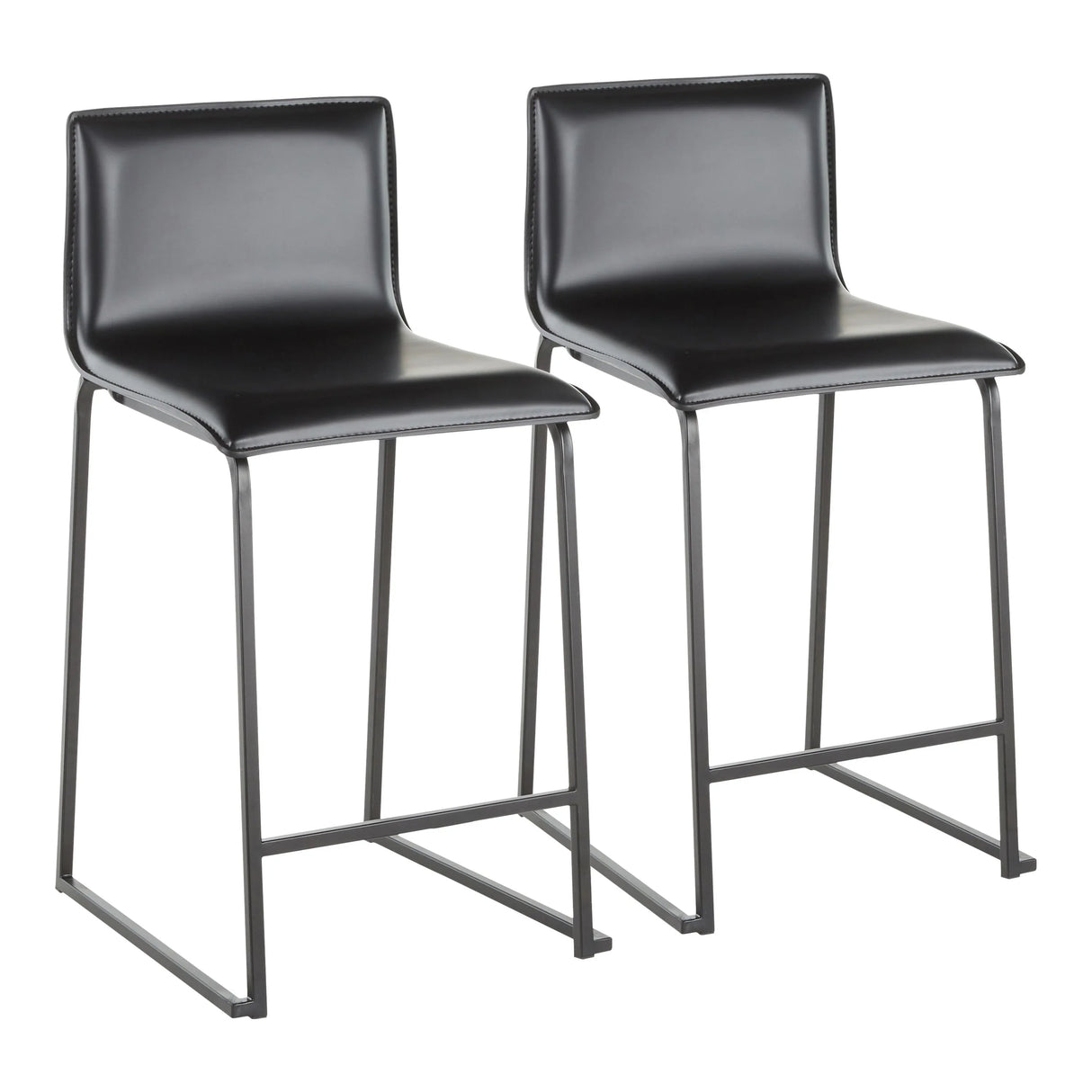 Mara - Upholstered Contemporary Counter Stool (Set of 2) - Furniture Home Direct