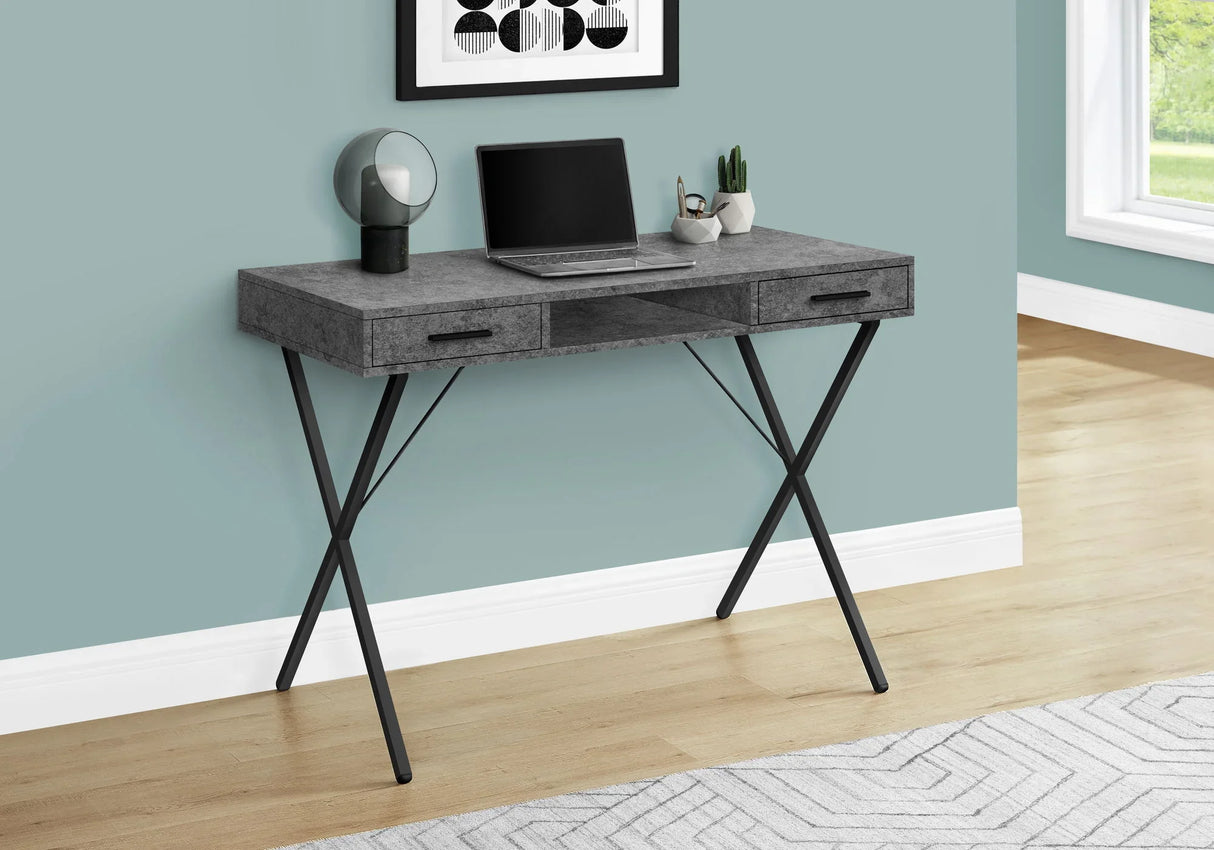 Computer Desk, Home Office, Laptop, Left / Right Set-Up, Storage Drawers, Work, Contemporary, Modern - Furniture Home Direct