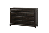 9 Drawer Dresser - Mahogany - Furniture Home Direct